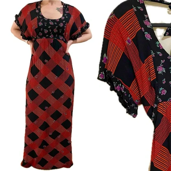 Vintage 1970s Young Innocent by Arpeja Open-Back Maxi Dress – XS/Small - Picture 15 of 15